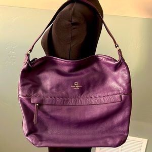 Kate Spade Buttery Soft Purple Shoulder Bag - EUC